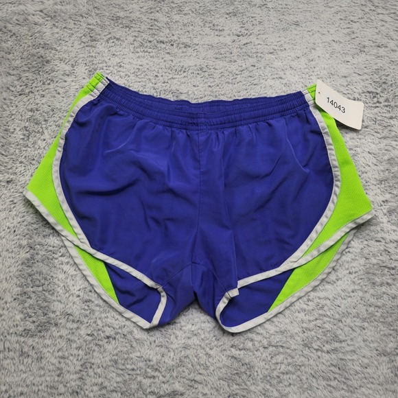 Soffe Athletic Shorts Womens Small Blue Green Running Elastic Waist Pull On - Picture 1 of 8